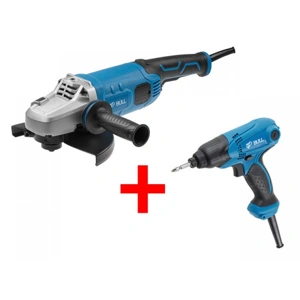 Двуручная углошлифмашина BULL WS 2301 в кор. + АКЦИЯ Шуруповерт ударны