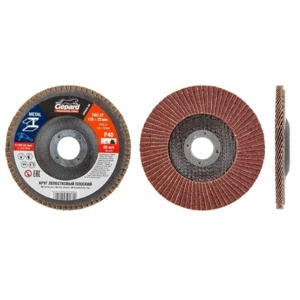 Круг лепестковый 125х22 Р60 плос Gepard