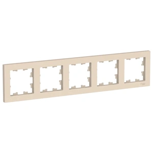 ATN000205 ATLASDESIGN 5-постовая РАМКА, универсальная, БЕЖЕВЫЙ (532544