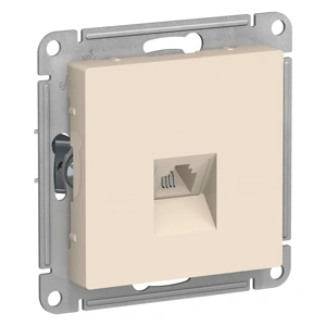 ATN000281 ATLASDESIGN РОЗЕТКА телефонная RJ11, механизм, БЕЖЕВЫЙ (5369