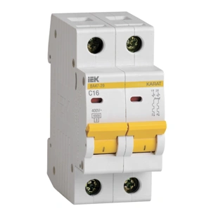 Авт. выкл. ВА 47-29 2р 16А 4,5кА х-ка C CHINT