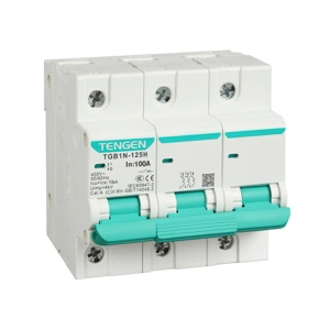 Авт. выкл. TGB1N-125H, 3P, 100A, хар-ка С,
10kA, 4.5M