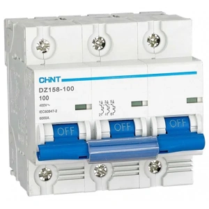 Авт. выкл. DZ158-125H 3P 100A 10kA х-ка (8-12In) (R) (CHINT)