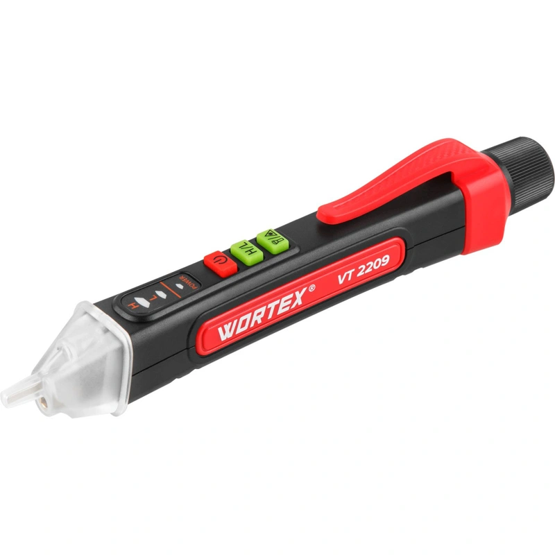 Бесконтактный индикатор напряжения WORTEX VT 2209 12-1000 В, 50/60 Гц