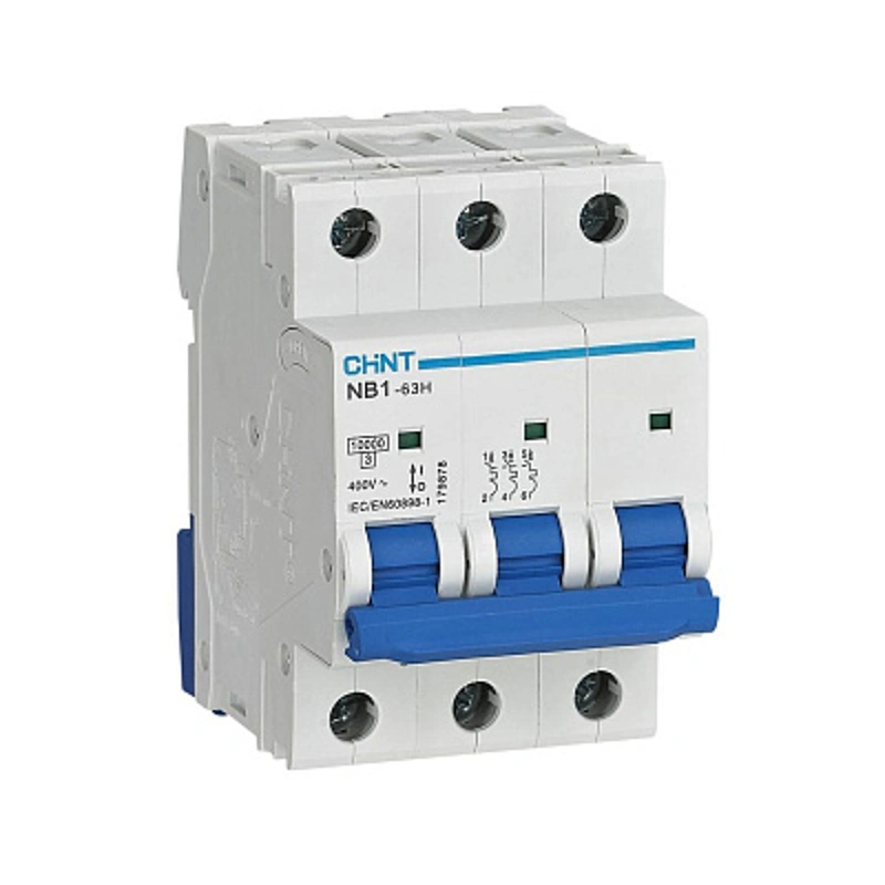 Авт. выкл. NB1-63H 3P 63A 10кА х-ка C (R) (CHINT)