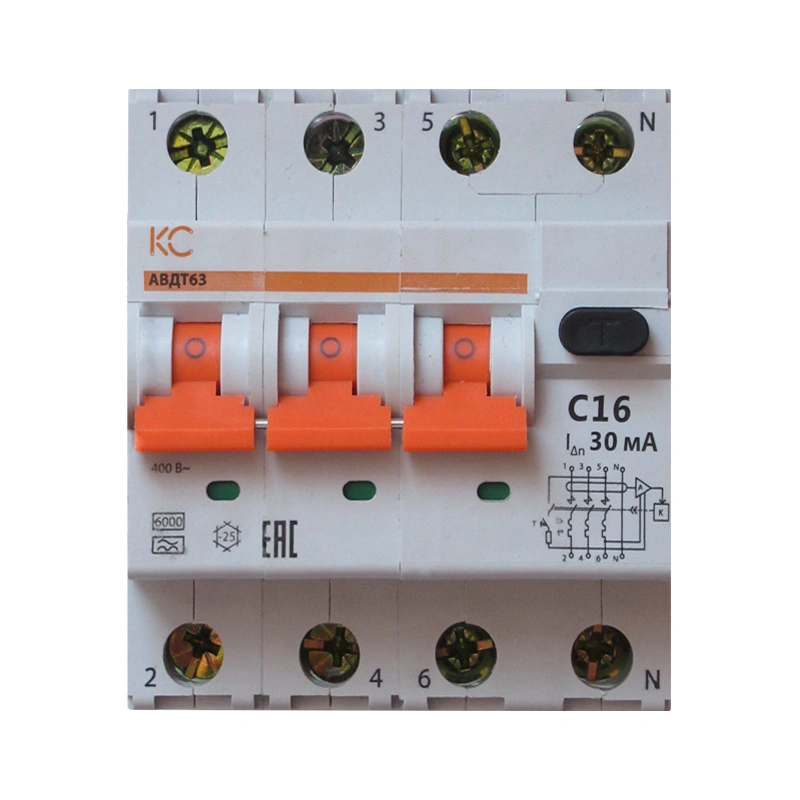 АВДТ 63 3р+N С16А/30Ма 6кА КС