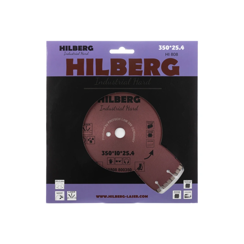 Диск алмазный 350 Hilberg Industrial Hard HI808
