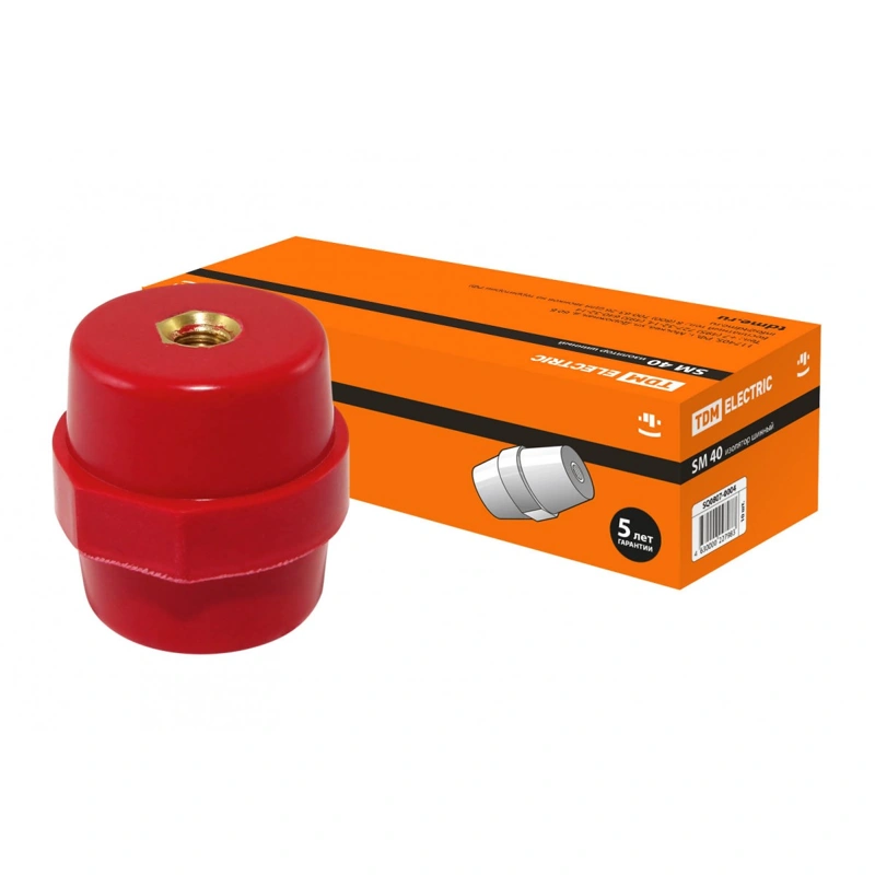 Изолятор SM40 силовой H40*D40*M8мм TDM