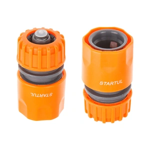 Муфта быстросъемная 1/2"(5/8) с автостоп Startul garden