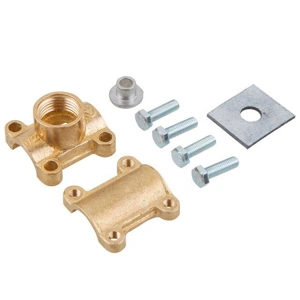 Тройник-врезка (хомут)вн.1/2 Цветлит