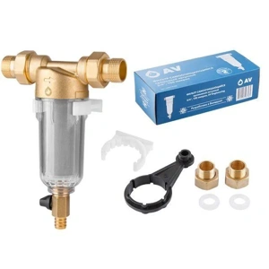 Фильтр самоочищающийся 1" нар. или 3/4"вн., 100 микрон,  AV Engineerin