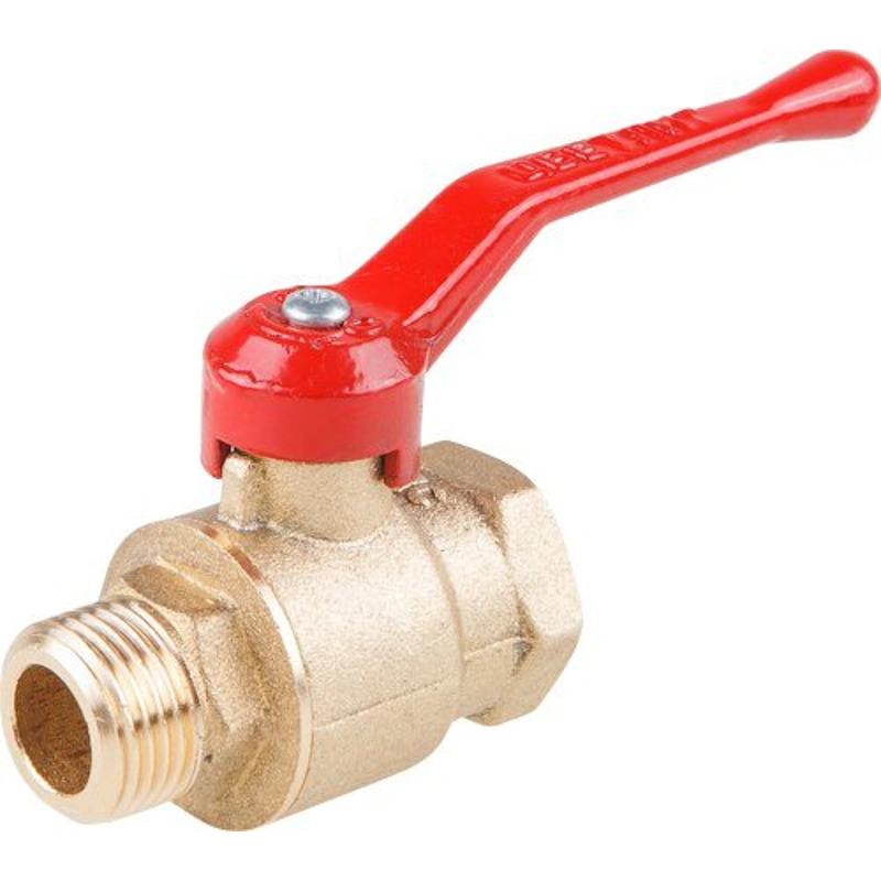 Кран шаровый 1" нар-вн. ручка, Цветлит