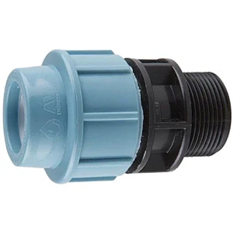 Ниппель для ПЭ-труб нар. 25х1/2