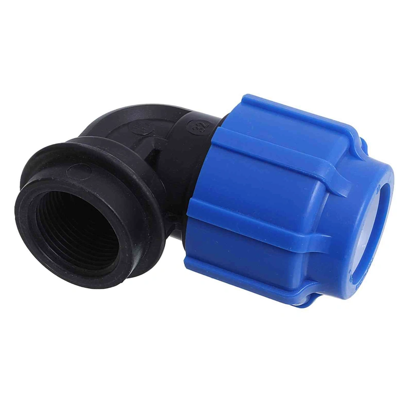 Отвод ПНД компрессионный с НР 25х1/2"(120/30) VALFEX