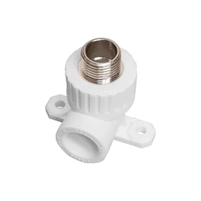 Колено ПП комб. НР 25х1/2 белый РосТурПласт